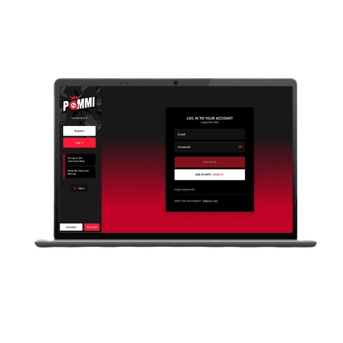 Pommi Casino login