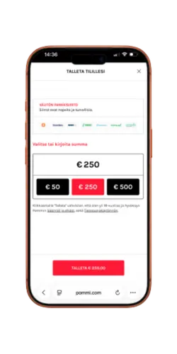 Pommi Casino log in